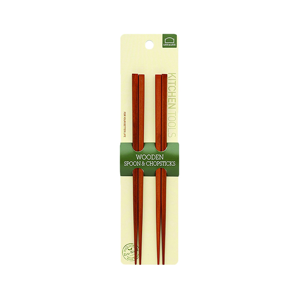 Bộ 2 đôi đũa gắp thức ăn bằng Gỗ Rose Wood D24cm - F00092, , large image number 1